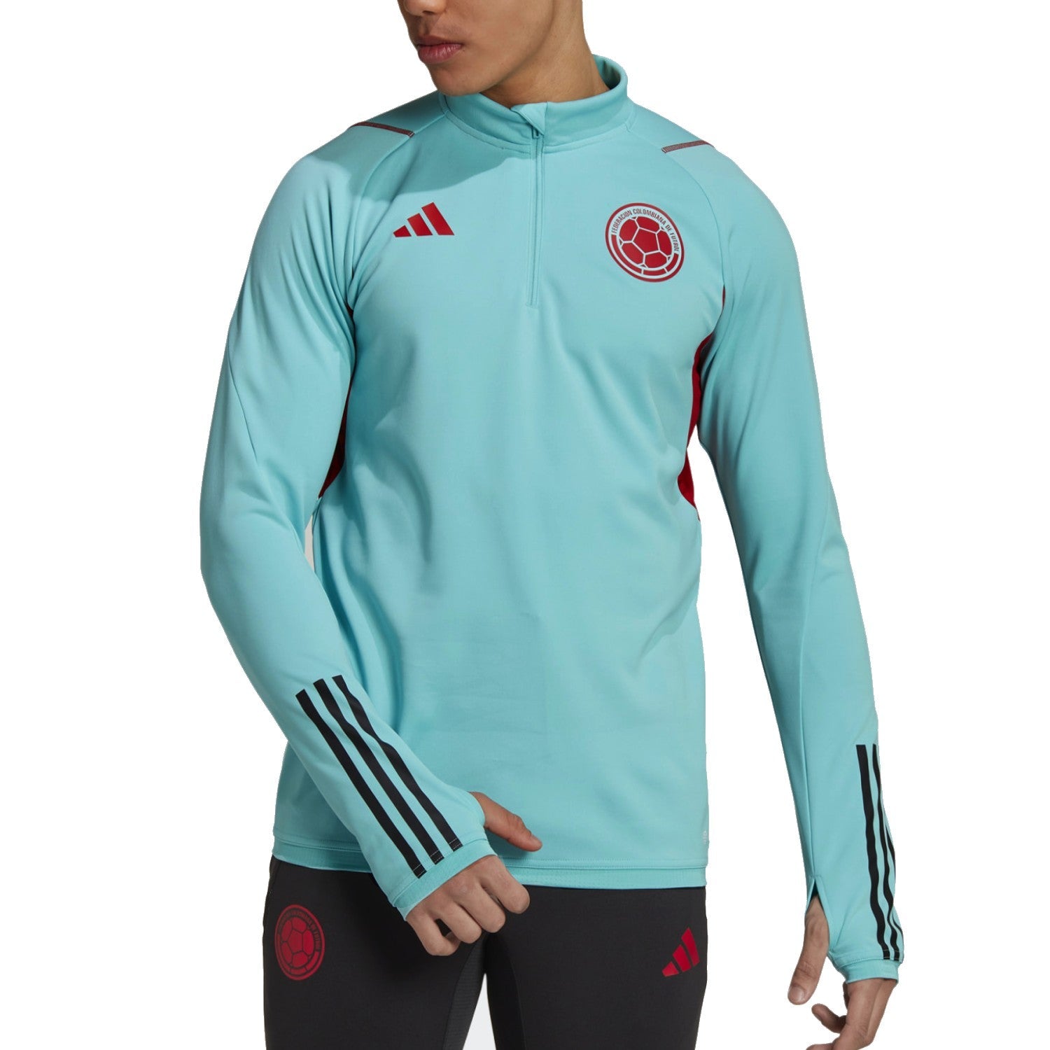 Colombia training technical Soccer sweat top 2022/23 - Adidas-1